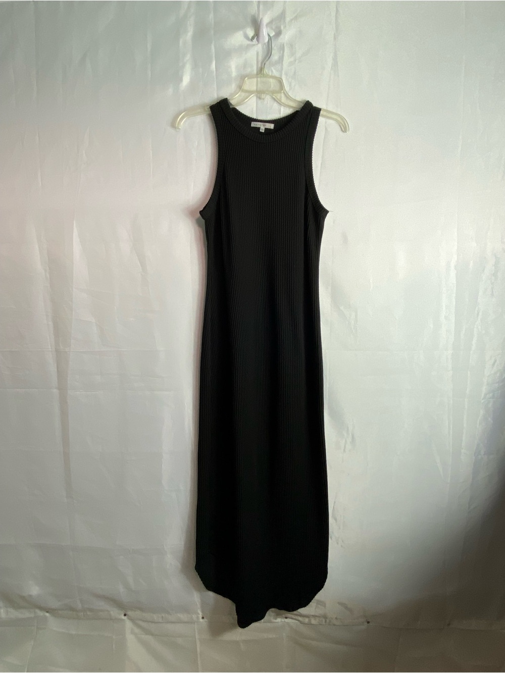 Classic Sleeveless Black Maxi Dress